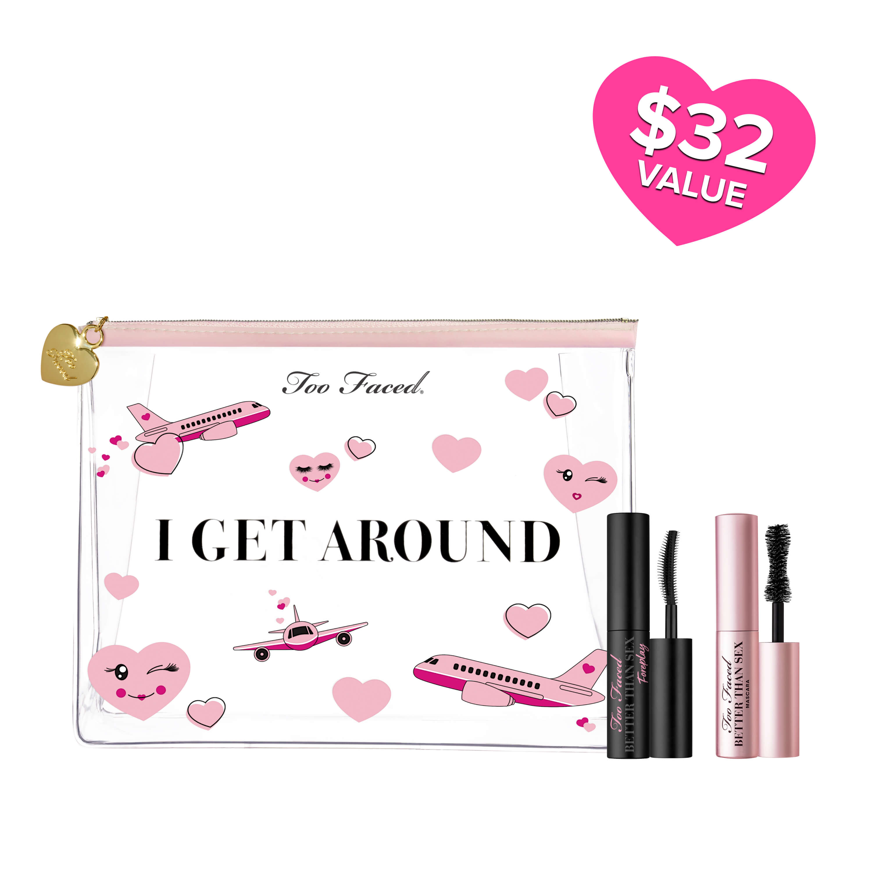 Lashes To Go: Primer, Mascara & Travel Bag Set